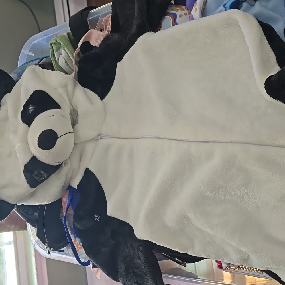 Panda-Themed Kids One Piece Costume